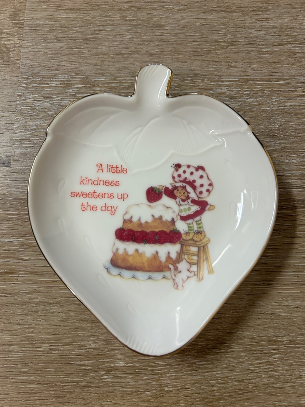 Strawberry Shortcake Porcelain Trinket Dish